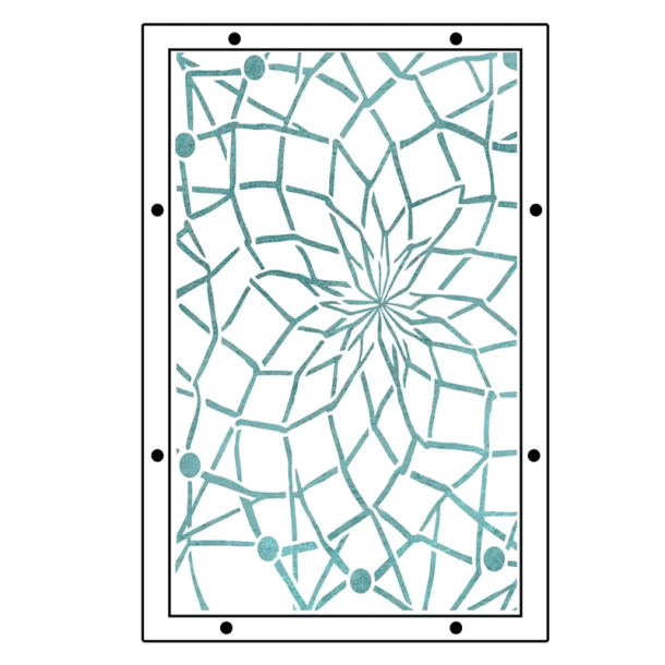 Sizzix - Stempler og Stencil st - Dreamscape af Vic Hollins / Drmmeverden