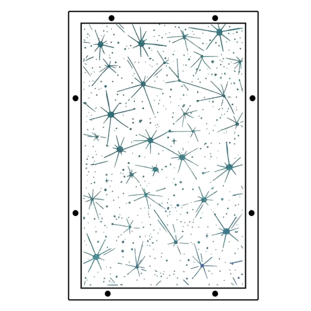 Sizzix - Stempler og Stencil st - Dreamscape af Vic Hollins / Drmmeverden