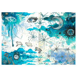 Sizzix - Stempler og Stencil st - Dreamscape af Vic Hollins / Drmmeverden