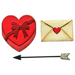 Sizzix - Thinlits die - Sidekick Side-Order - Love Notes