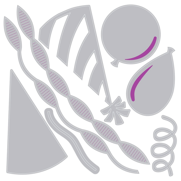 Sizzix - Thinlits die - Sidekick Side-Order - Celebrate