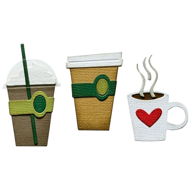 Sizzix - Thinlits die - Sidekick Side-Order - Fresh Brewed