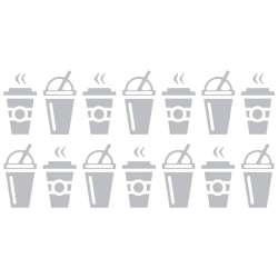 Sizzix - Thinlits die - Sidekick Side-Order - Fresh Brewed