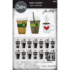 Sizzix - Thinlits die - Sidekick Side-Order - Fresh Brewed