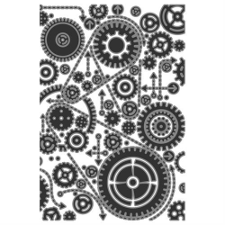 Sizzix / Tim Holtz - Embossingfolder - Vault - Gears