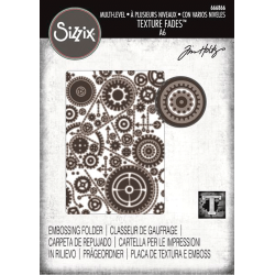 Sizzix / Tim Holtz - Embossingfolder - Vault - Gears