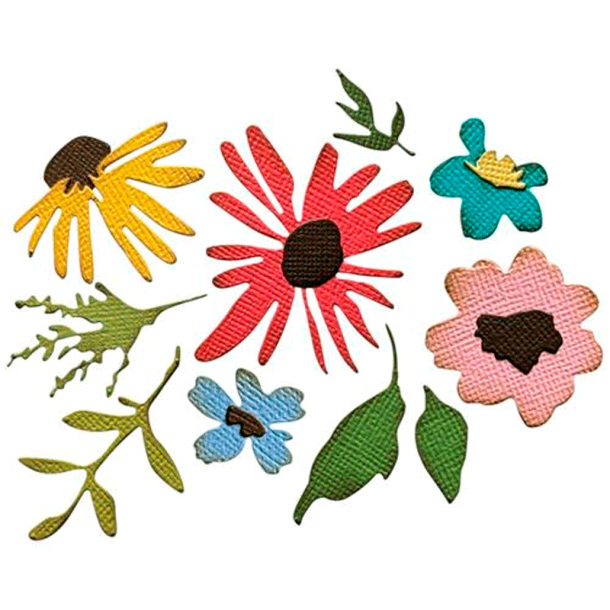 Sizzix / Tim Holtz - Thinlits die - Vault - Side-Order Floristry