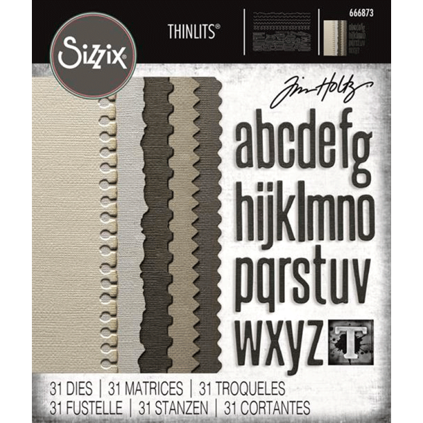 Sizzix / Tim Holtz - Thinlits die - Vault - Edges
