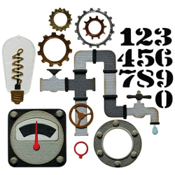 Sizzix / Tim Holtz - Thinlits die - Vault - Industrial