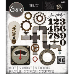 Sizzix / Tim Holtz - Thinlits die - Vault - Industrial