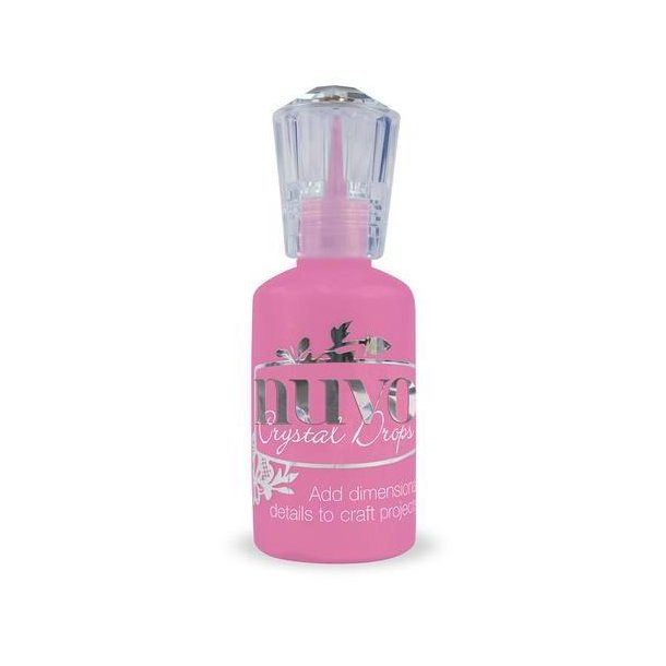Nuvo crystal drops - carnation pink