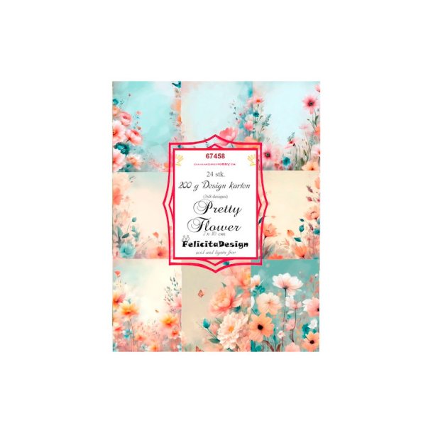 Felicita Design - Toppers - Pretty Flower / Smukke blomster