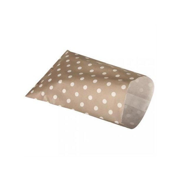 Rayher - Papirposer - Beige med prikker