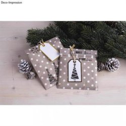 Rayher - Papirposer - Beige med prikker