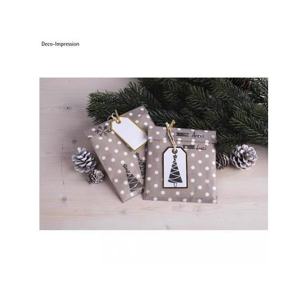 Rayher - Papirposer - Beige med prikker