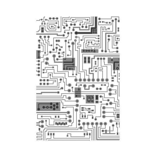 Tim Holtz - 3D Multi Level Embossing Folder - Circuit - 665372