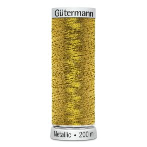 Gtermann - Maskinbroderitrd - Sulky Metallic - Poly - 200 m - Guld 7007