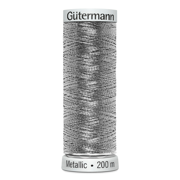 Gtermann - Maskinbroderitrd - Sulky Metallic - Poly - 200 m - Slv 7009