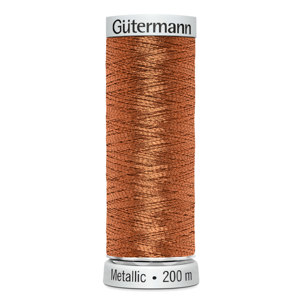 Gtermann - Maskinbroderitrd - Sulky Metallic - Poly - 200 m - Kobber 7011