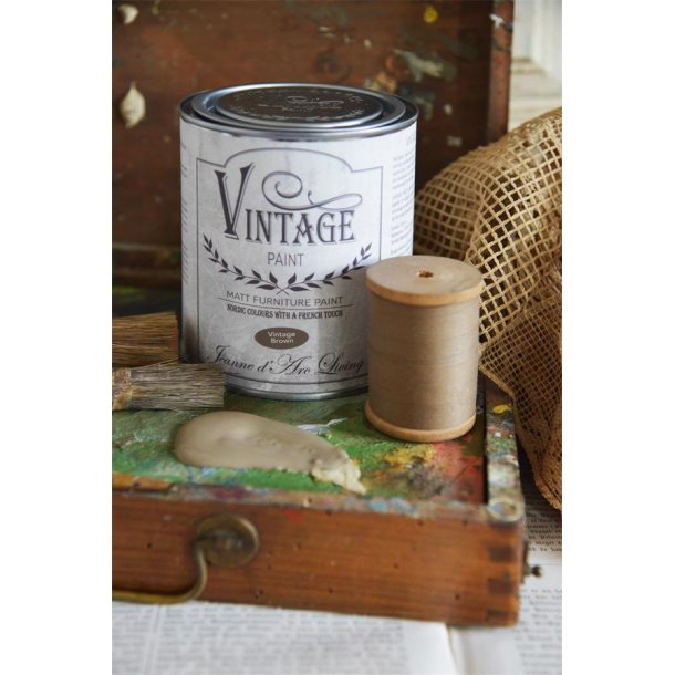 Jeanne d'Arc Living, Vintage Kalkmaling - Vintage Brown - 700ml