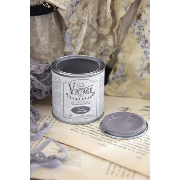 Jeanne d'Arc Living, Vintage Kalkmaling - Dark Lavender - 100ml