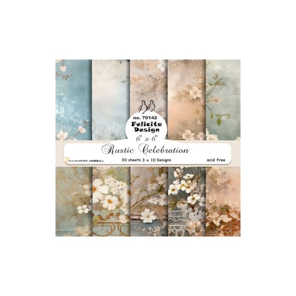 Felicita Design - Blok 6" - Rustic Celebration / Rustik fejring