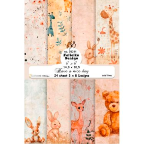 Felicita Design - Blok A6 - Have a nice day / Ha' en god dag