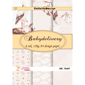Felicita Design - Blok A4 - Babydelivery