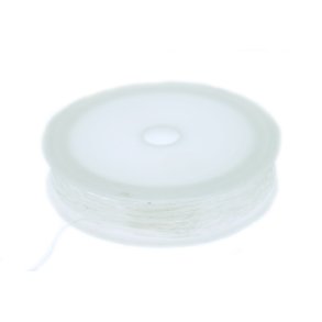 Stretch wire - Elastik snor - 0.5mm x 10m - clear - 7043