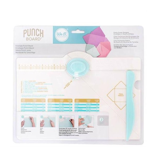 We R Memory Keepers Envelope Punch Board - Kuvertmager
