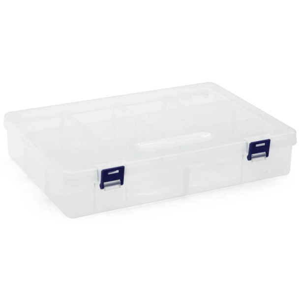 Opbevaringsboks med 10 rum - 30x20x60cm