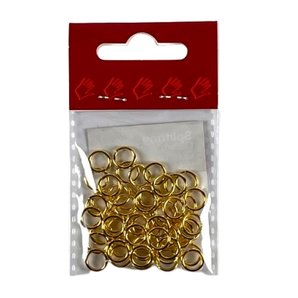 Splitring - 8mm x 1,2mm - Guld