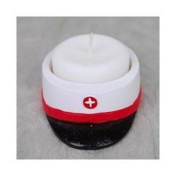 Studenterhue til fyrfadslys - rd