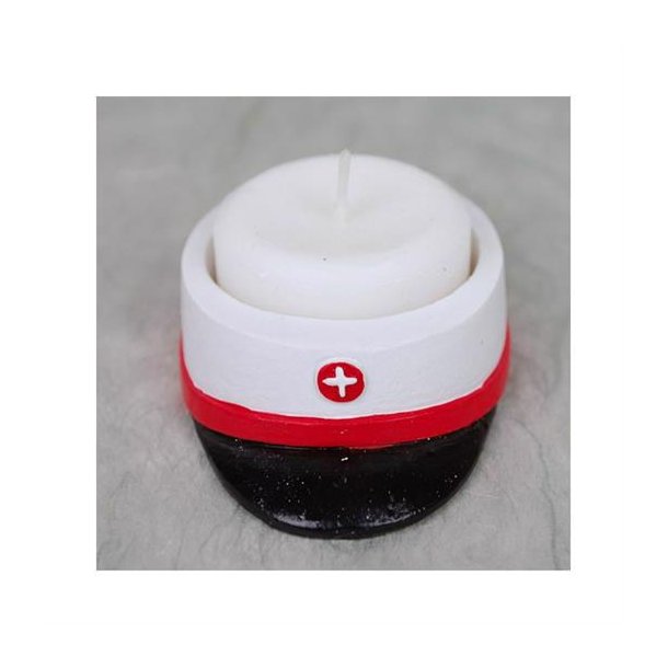 Studenterhue til fyrfadslys - rd