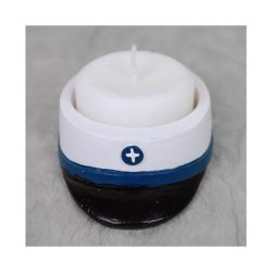 Studenterhue til fyrfadslys - bl