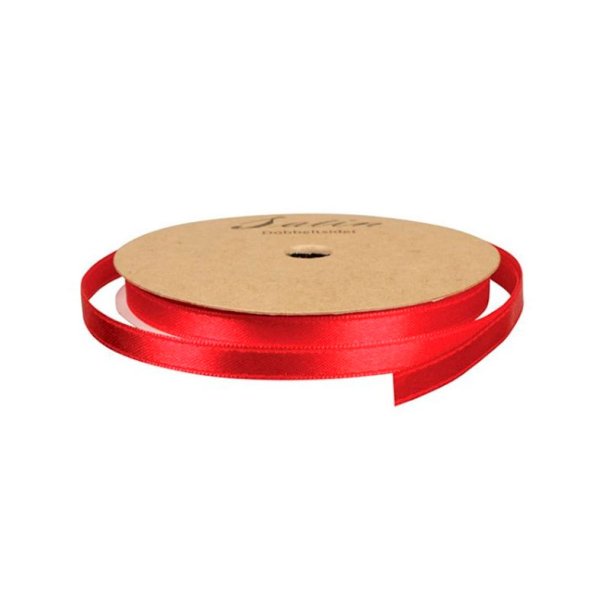 Satinbnd - 10m - 3mm - Rd