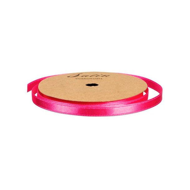 Satinbnd - 10m - 6mm - Pink