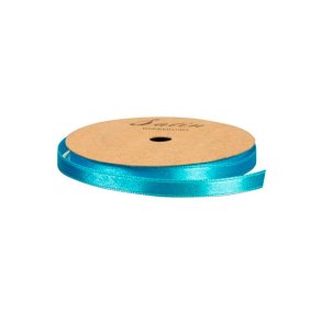 Satinb�nd - 10m - 6mm - Turkis
