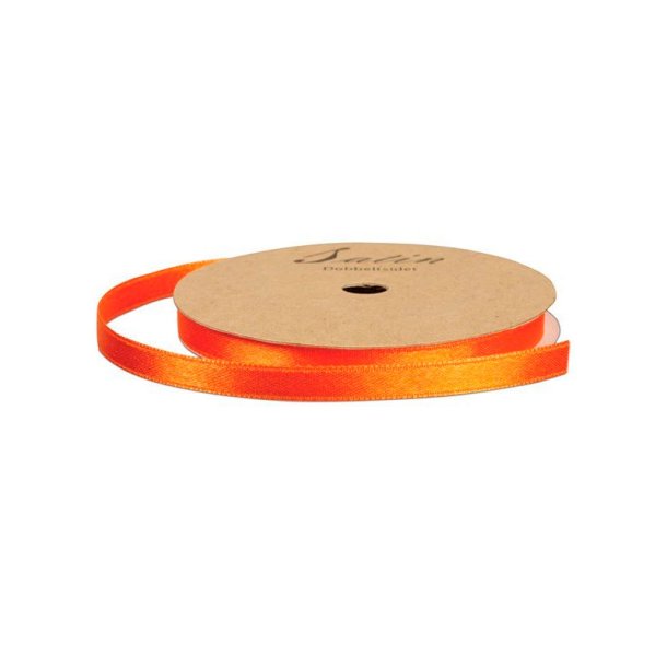 Satinbnd - 10m - 3mm - Orange