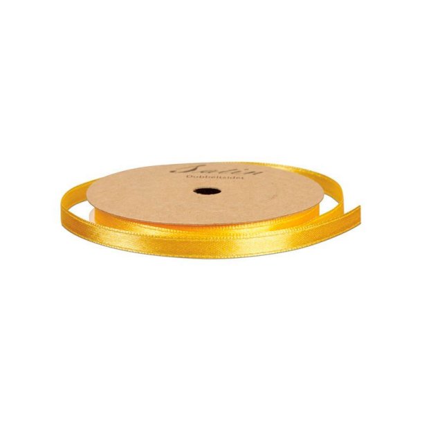Satinbnd - 10m - 3mm - Gul
