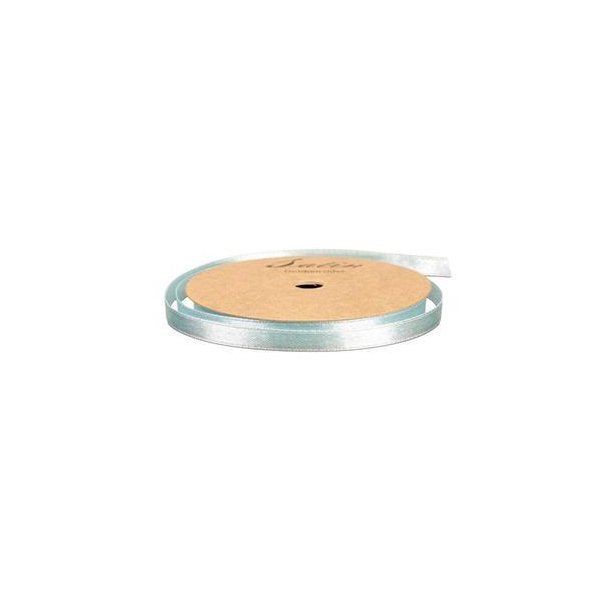 Satinbnd - 10m - 3mm - Lysebl