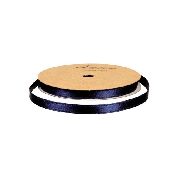 Satinbnd - 10m - 6mm - Marinebl
