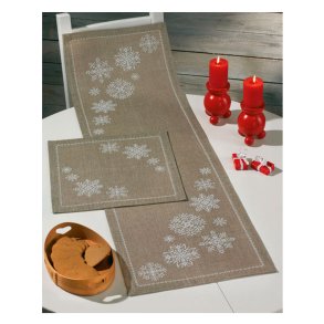 Broderi Kit - Snefnug P Hr - 38x122cm