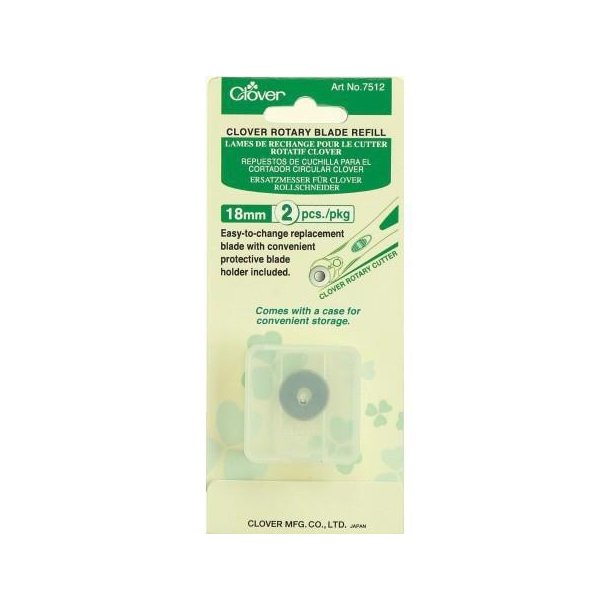 Clover - Rotary Blade Refill - 18 mm - 2 Stk. - 7512