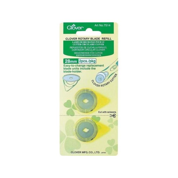 Clover - Rotary Blade Refill - 28 mm - 2 Stk. - 7514