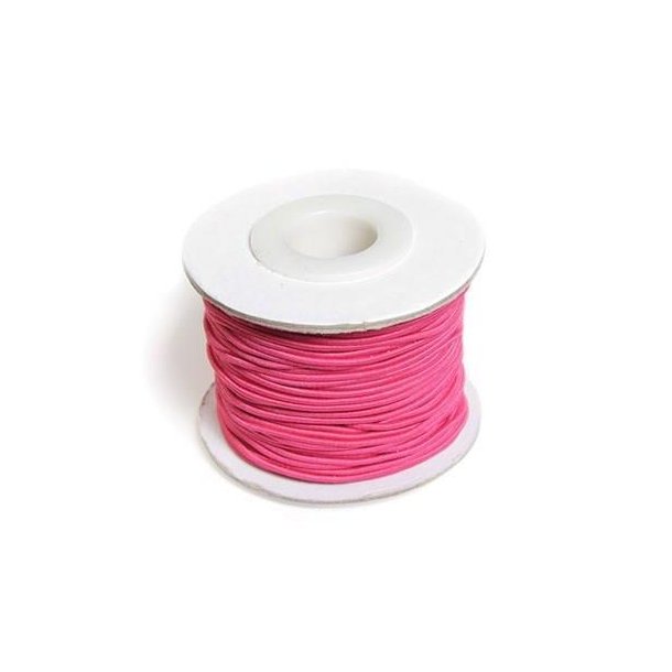 Elastiksnor - 1.2 mm x 25 m - Pink - 771020