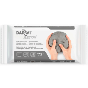 Darwi - Selvhrdende Ler - Beton - 500g
