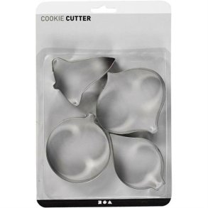 Creotime - Udstiksforme - Jul - 4 stk