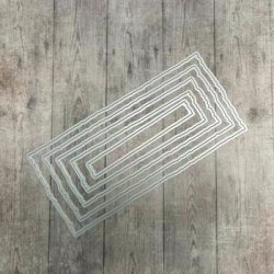 Dan Dies - Die - Rustikke rektangler - Slim Card