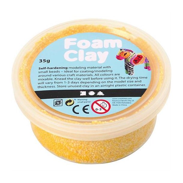 Foam Clay  - Gul, 35 g - 78924